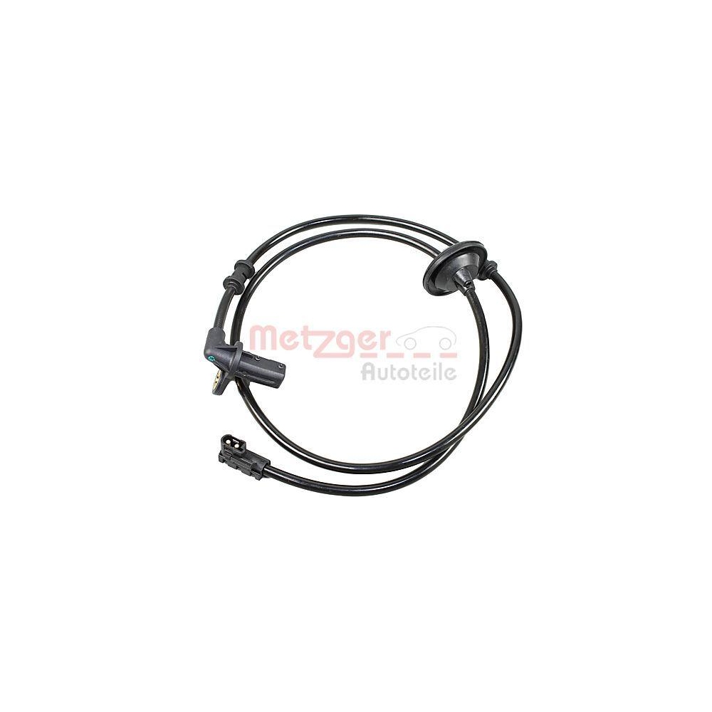 Sensor, Raddrehzahl METZGER 09001079 f&uuml;r MERCEDES-BENZ, Hinterachse rechts