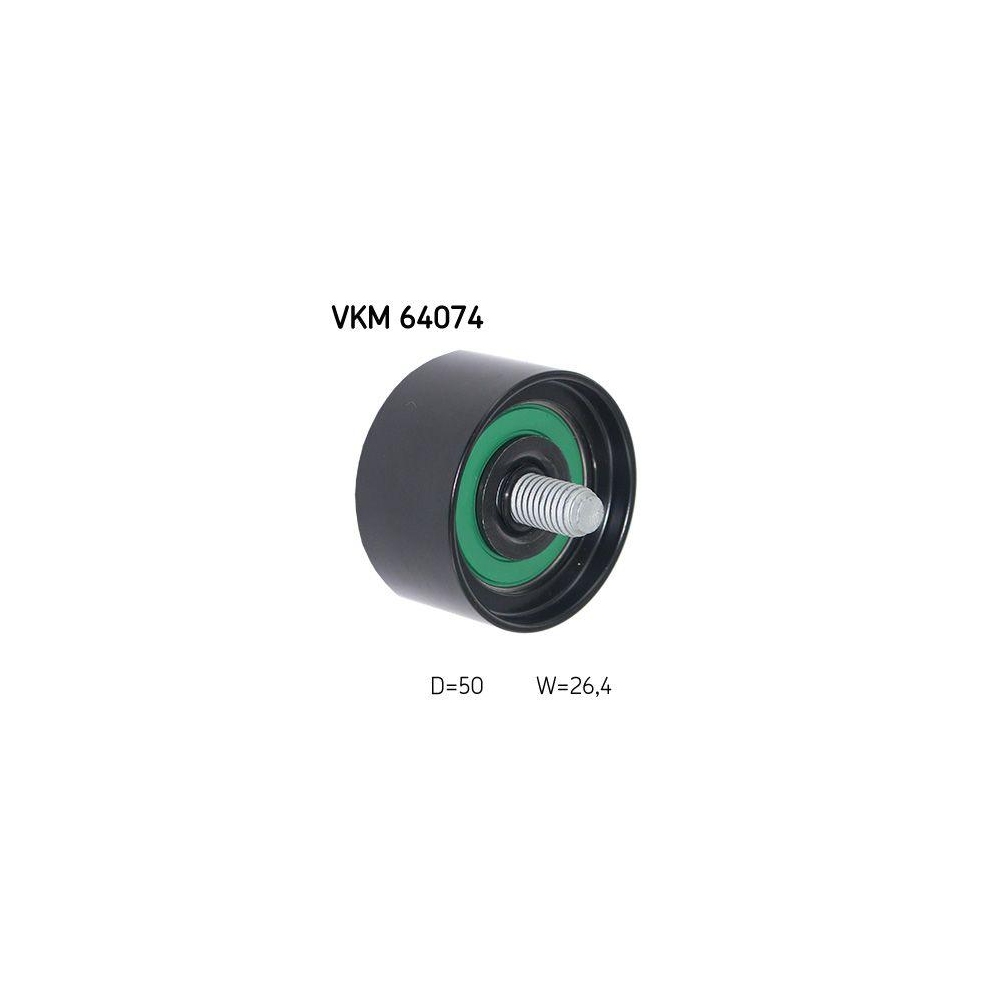 Umlenk-/F&uuml;hrungsrolle, Keilrippenriemen SKF VKM 64074 f&uuml;r HYUNDAI KIA
