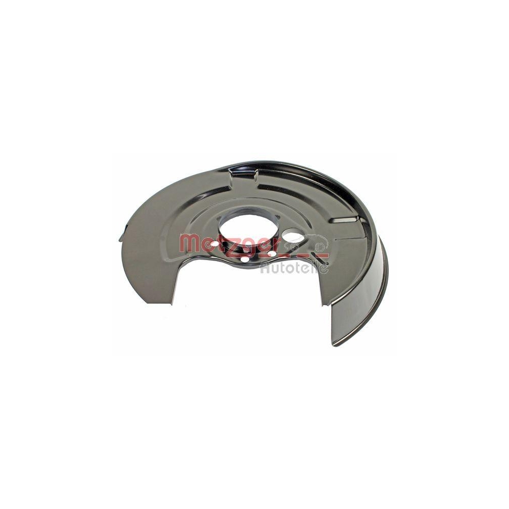 Spritzblech, Bremsscheibe METZGER 6115047 GREENPARTS für AUDI, Hinterachse links