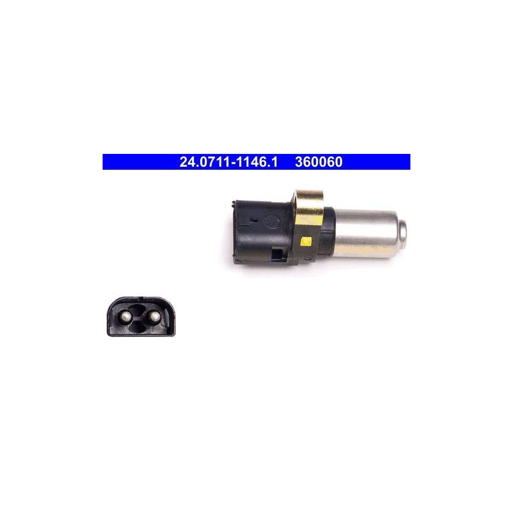 Sensor, Raddrehzahl ATE 24.0711-1146.1 f&uuml;r VOLVO, Vorderachse