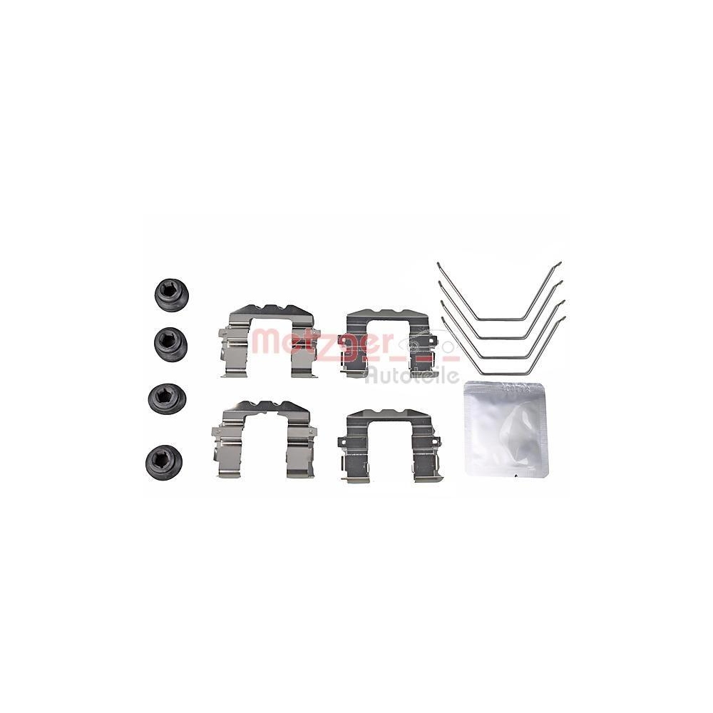 Zubeh&ouml;rsatz, Scheibenbremsbelag METZGER 109-0057 GREENPARTS f&uuml;r, Vorderachse