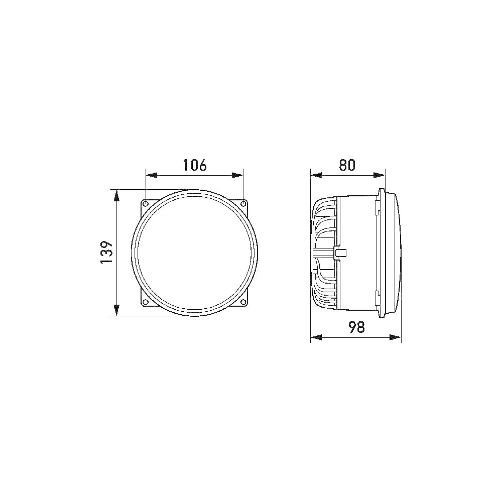 HELLA Hauptscheinwerfer 1S3 996 362-111 für, links, rechts