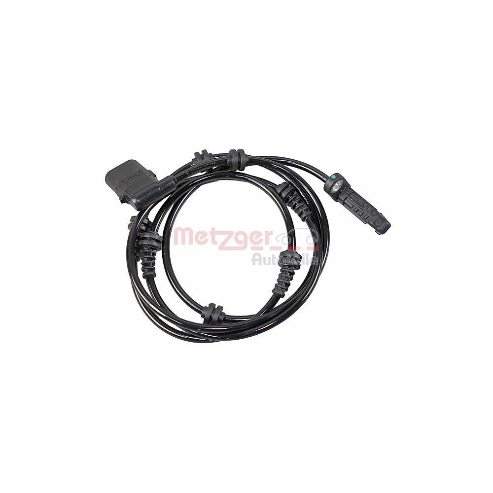 Sensor, Raddrehzahl METZGER 09001081 f&uuml;r MERCEDES-BENZ, Vorderachse links