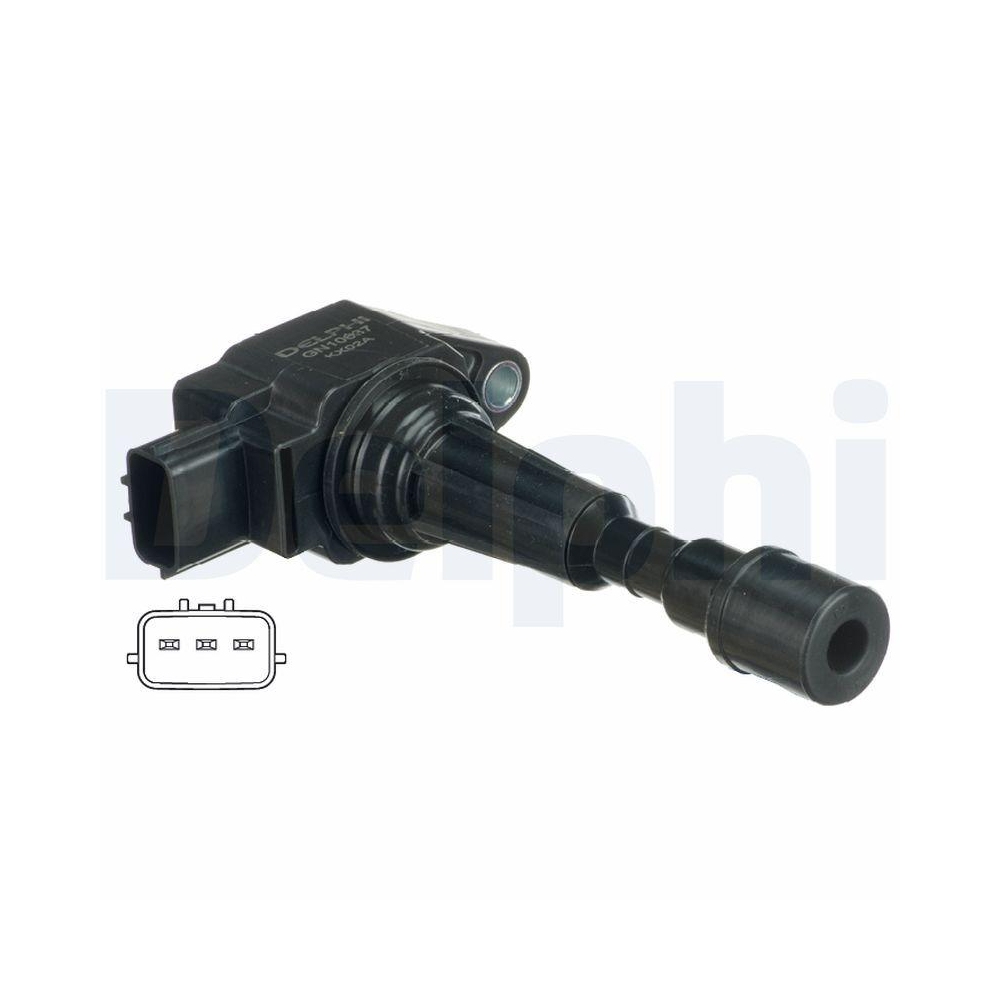 DELPHI GN10637-12B1 Z&uuml;ndspule f&uuml;r MAZDA