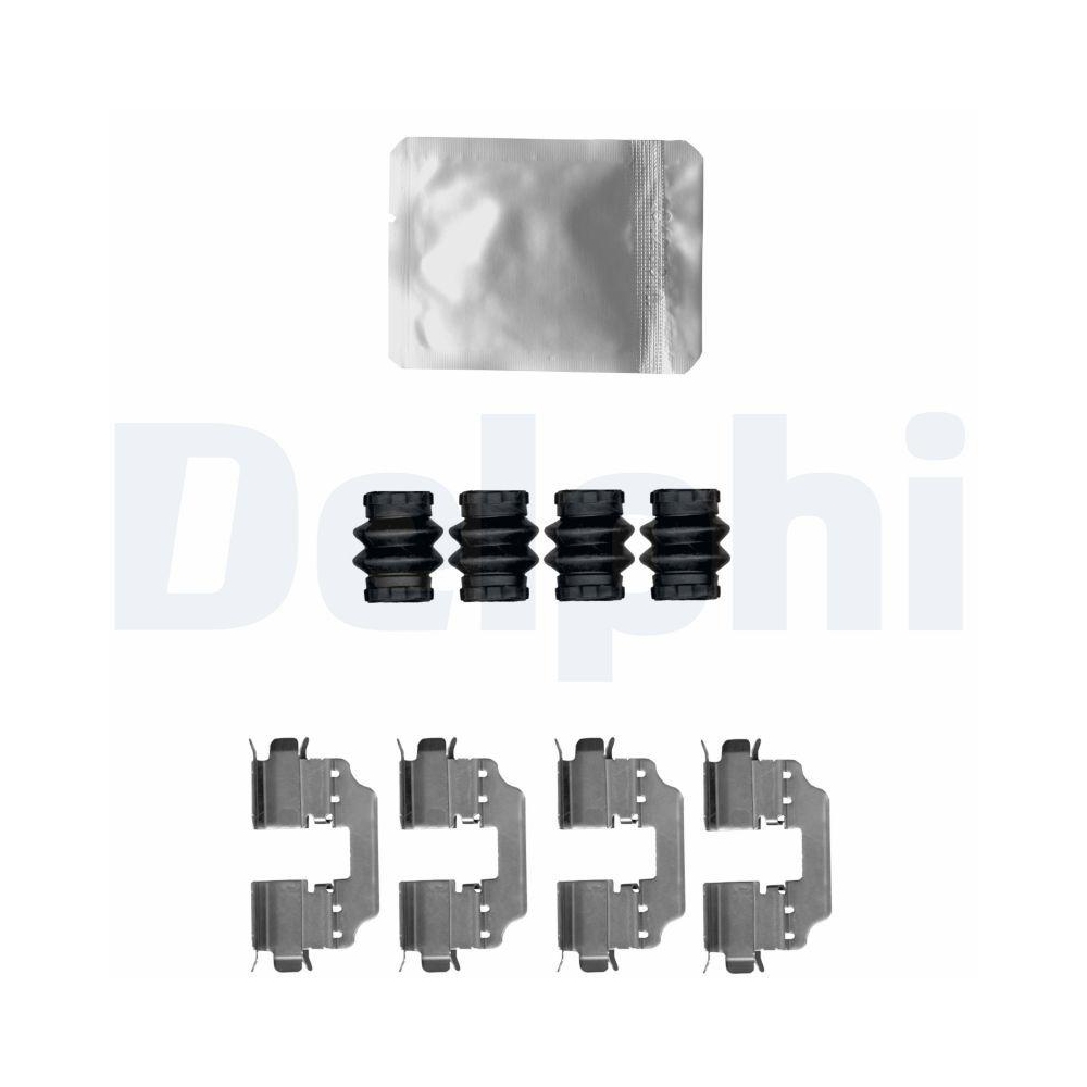 DELPHI LX0633 Zubeh&ouml;rsatz, Scheibenbremsbelag f&uuml;r, Hinterachse