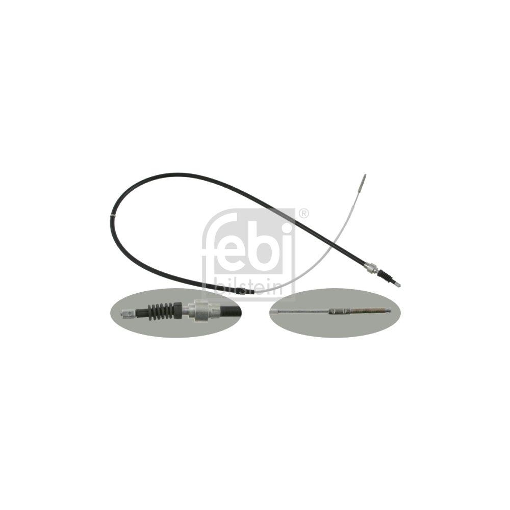 FEBI BILSTEIN Seilzug, Feststellbremse 14234 f&uuml;r VW, hinten links, hinten rechts