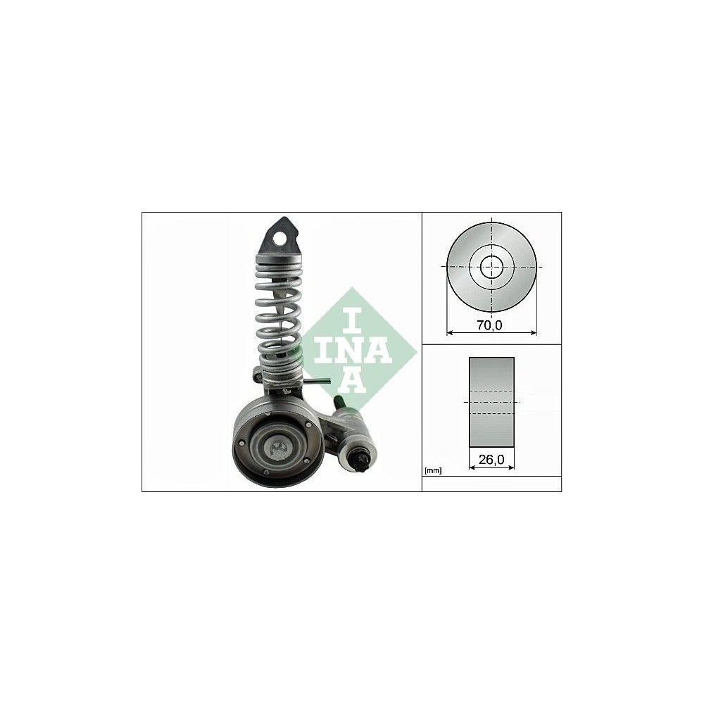 Riemenspanner, Keilrippenriemen Schaeffler INA 533 0085 30 für OPEL VAUXHALL