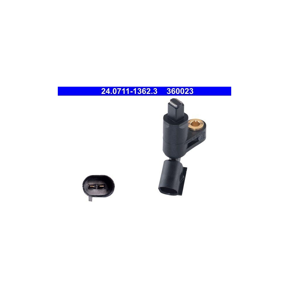 Sensor, Raddrehzahl ATE 24.0711-1362.3 f&uuml;r SEAT SKODA VAG, Vorderachse rechts