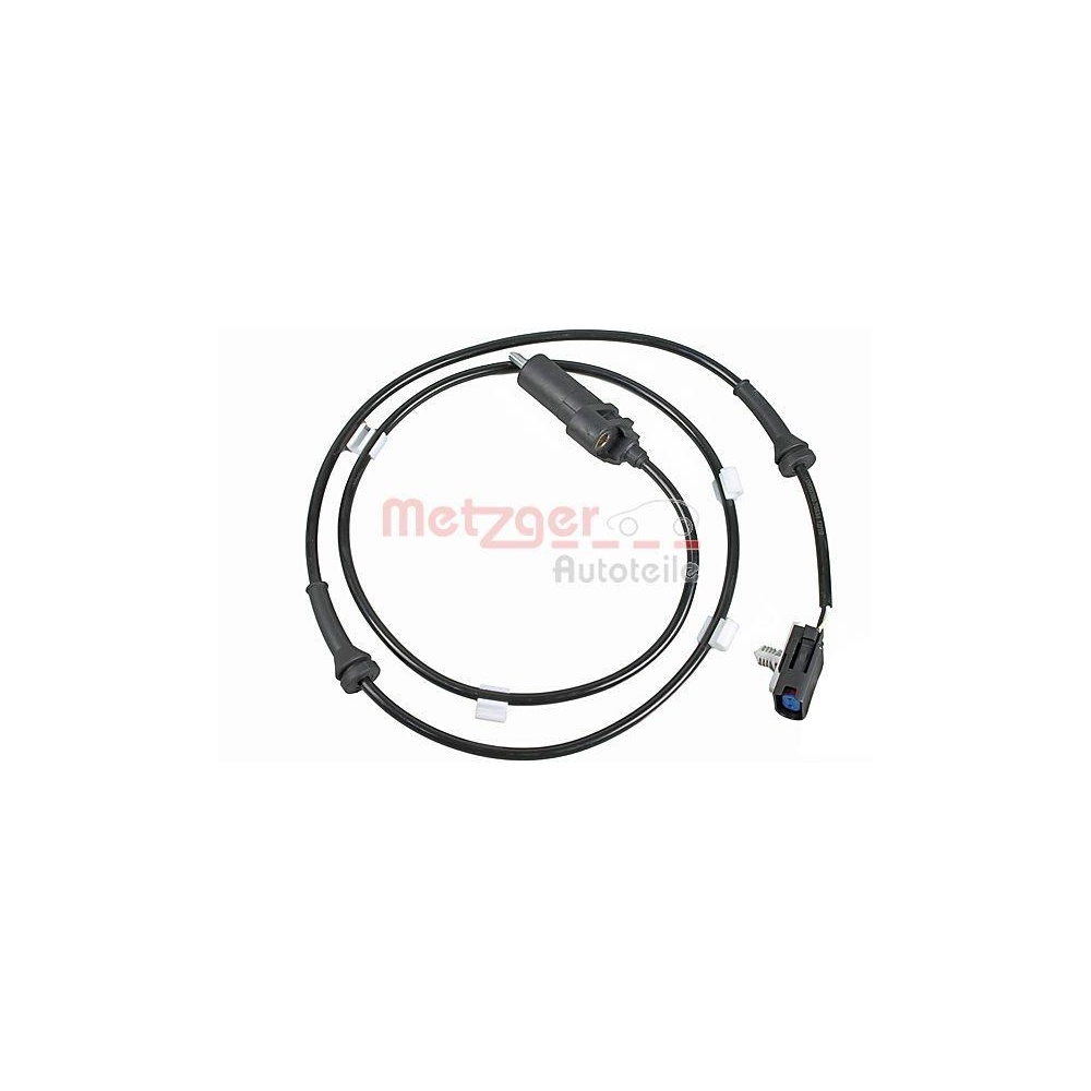Sensor, Raddrehzahl METZGER 0900360 f&uuml;r FORD, Hinterachse links
