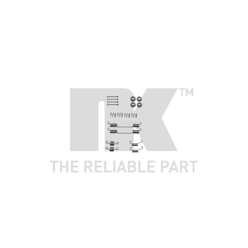 Zubeh&ouml;rsatz, Bremsbacken NK 7940828 f&uuml;r LAND ROVER, Hinterachse