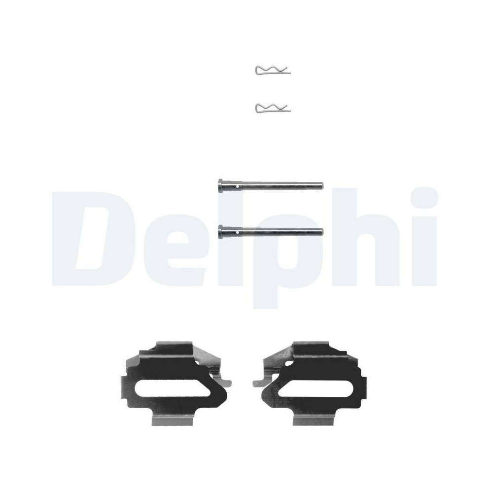 DELPHI LX0162 Zubeh&ouml;rsatz, Scheibenbremsbelag f&uuml;r FORD, Hinterachse