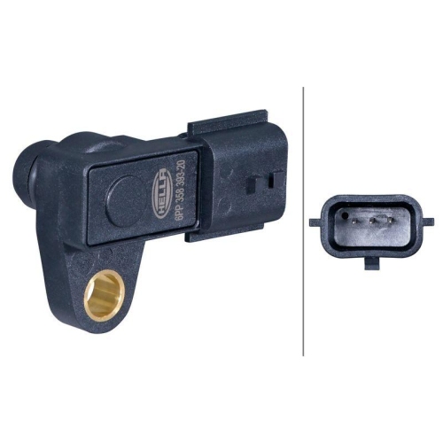 HELLA 6PP 358 393-201 Sensor, Ladedruck f&uuml;r NISSAN INFINITI