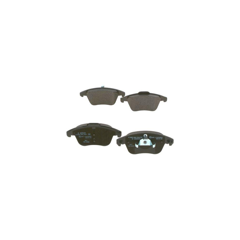 Bremsbelagsatz, Scheibenbremse BOSCH 0 986 494 324 f&uuml;r CITRO&Euml;N OPEL PEUGEOT