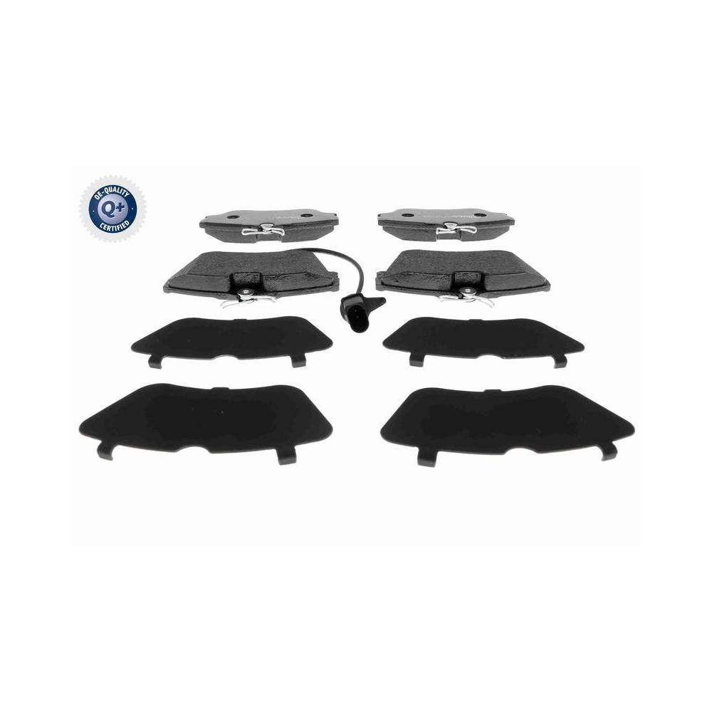 Bremsbelagsatz, Scheibenbremse VAICO V10-8129 Q+, Erstausrüsterqualität für AUDI