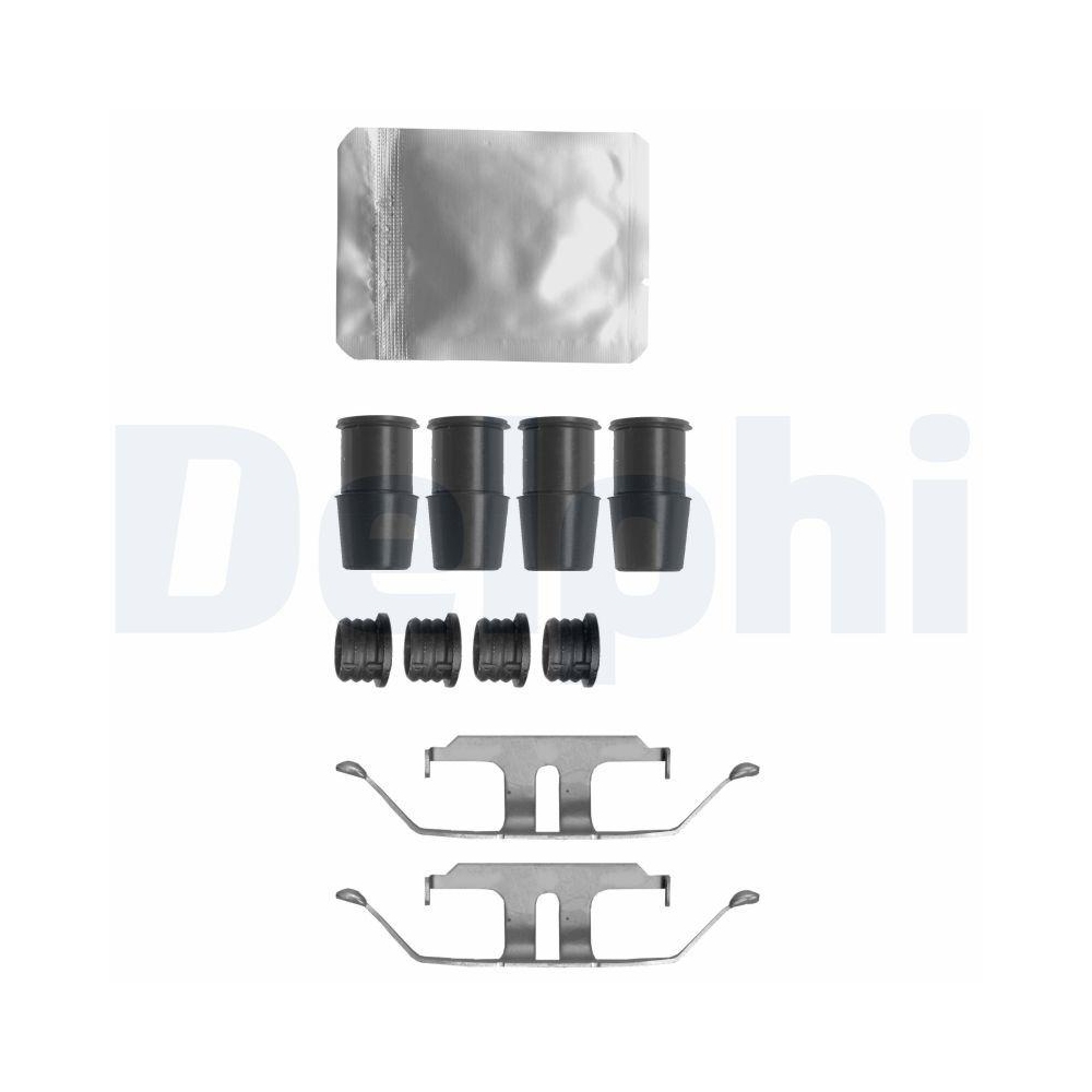 DELPHI LX0636 Zubeh&ouml;rsatz, Scheibenbremsbelag f&uuml;r BMW, Hinterachse