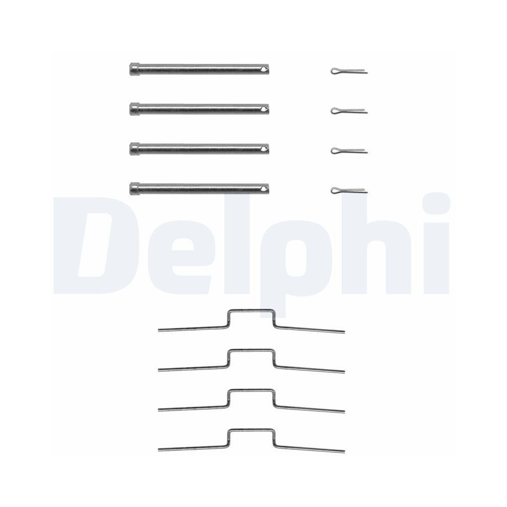 DELPHI LX0165 Zubeh&ouml;rsatz, Scheibenbremsbelag f&uuml;r LAND ROVER, Vorderachse