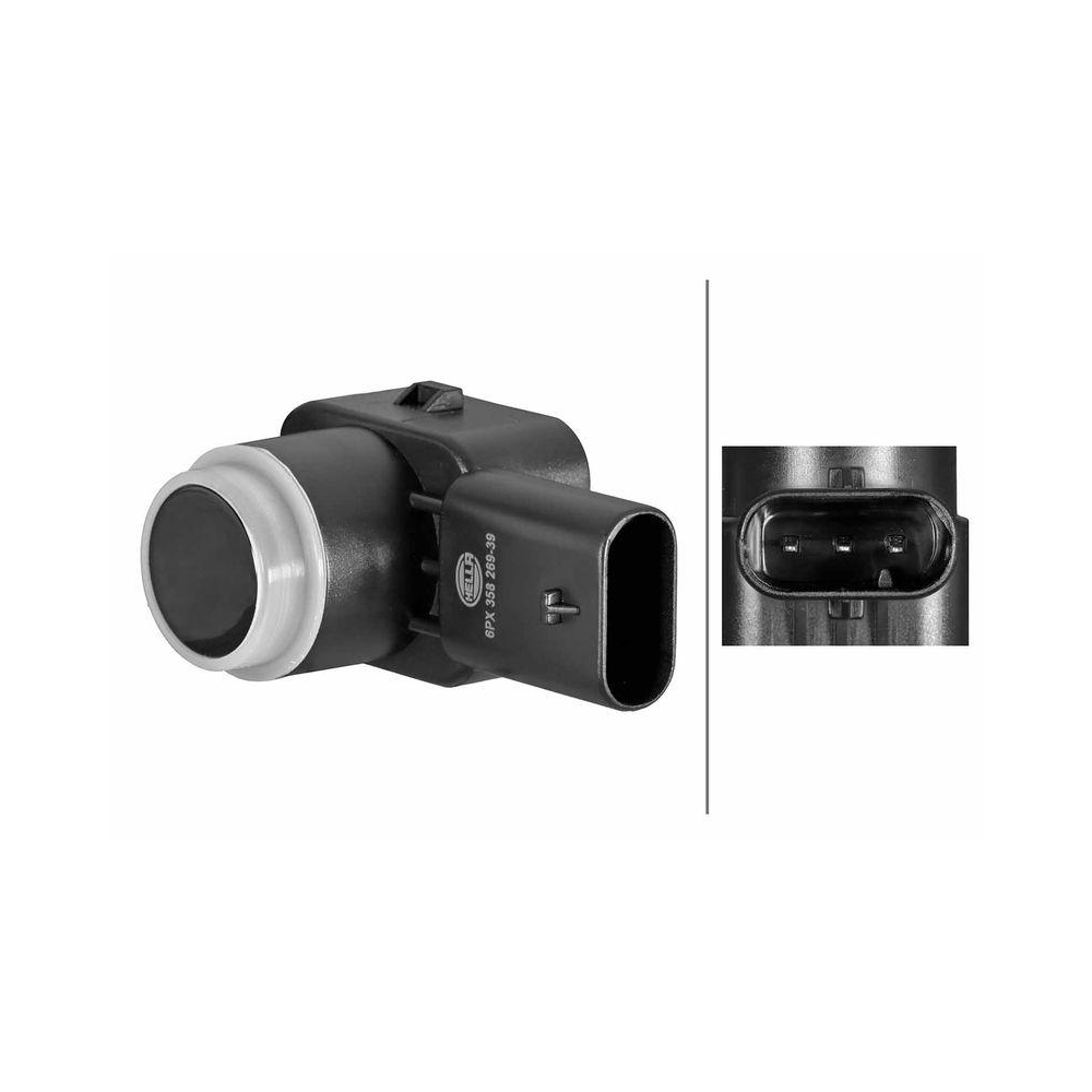 HELLA Sensor, Einparkhilfe 6PX 358 269-391 f&uuml;r MAZDA, hinten