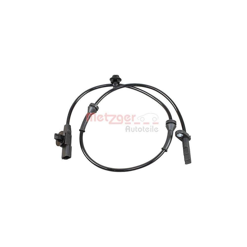 Sensor, Raddrehzahl METZGER 09001085 f&uuml;r NISSAN, Vorderachse links
