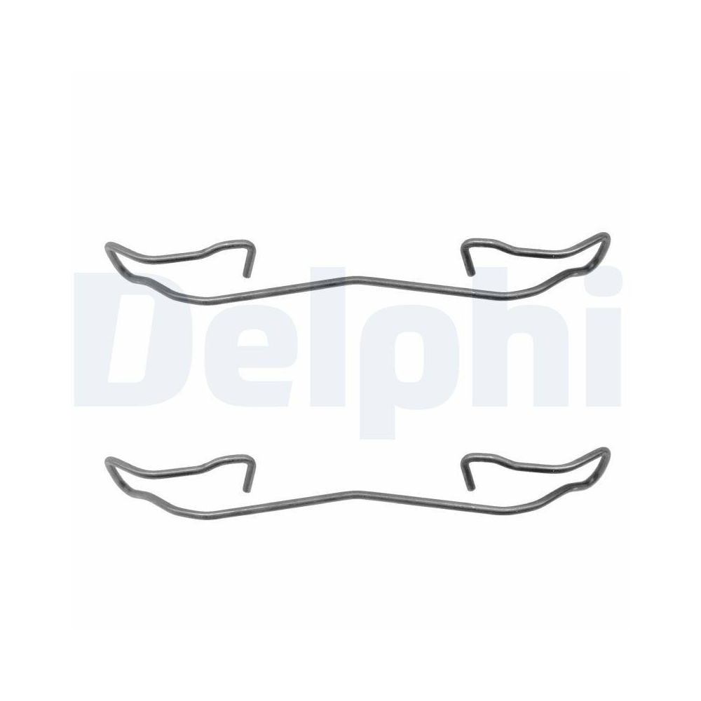 DELPHI LX0167 Zubeh&ouml;rsatz, Scheibenbremsbelag f&uuml;r, Hinterachse, Vorderachse