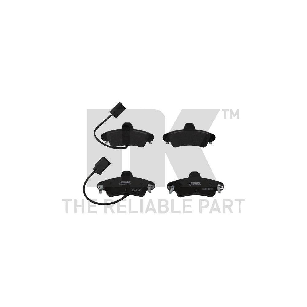 Bremsbelagsatz, Scheibenbremse NK 222520 f&uuml;r FORD, Hinterachse