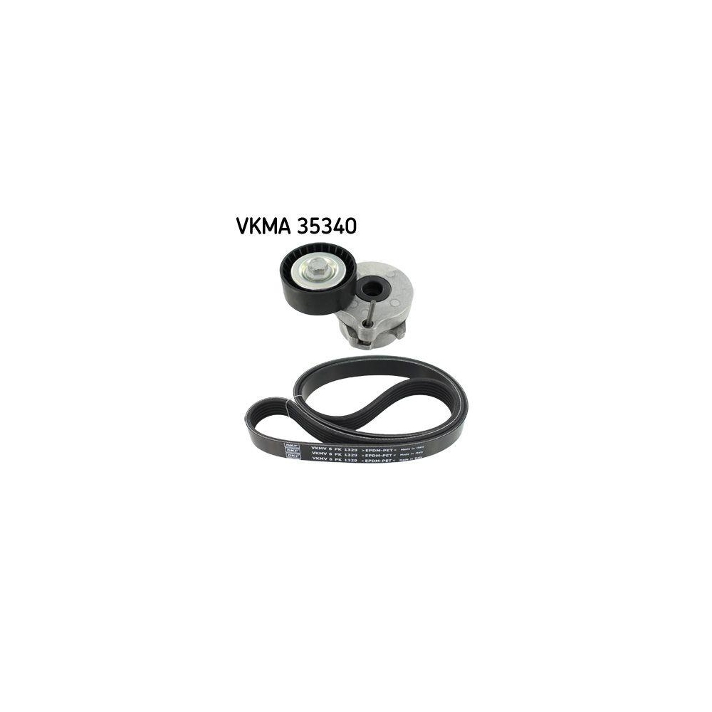 Keilrippenriemensatz SKF VKMA 35340 f&uuml;r FIAT OPEL SUZUKI VAUXHALL CHEVROLET