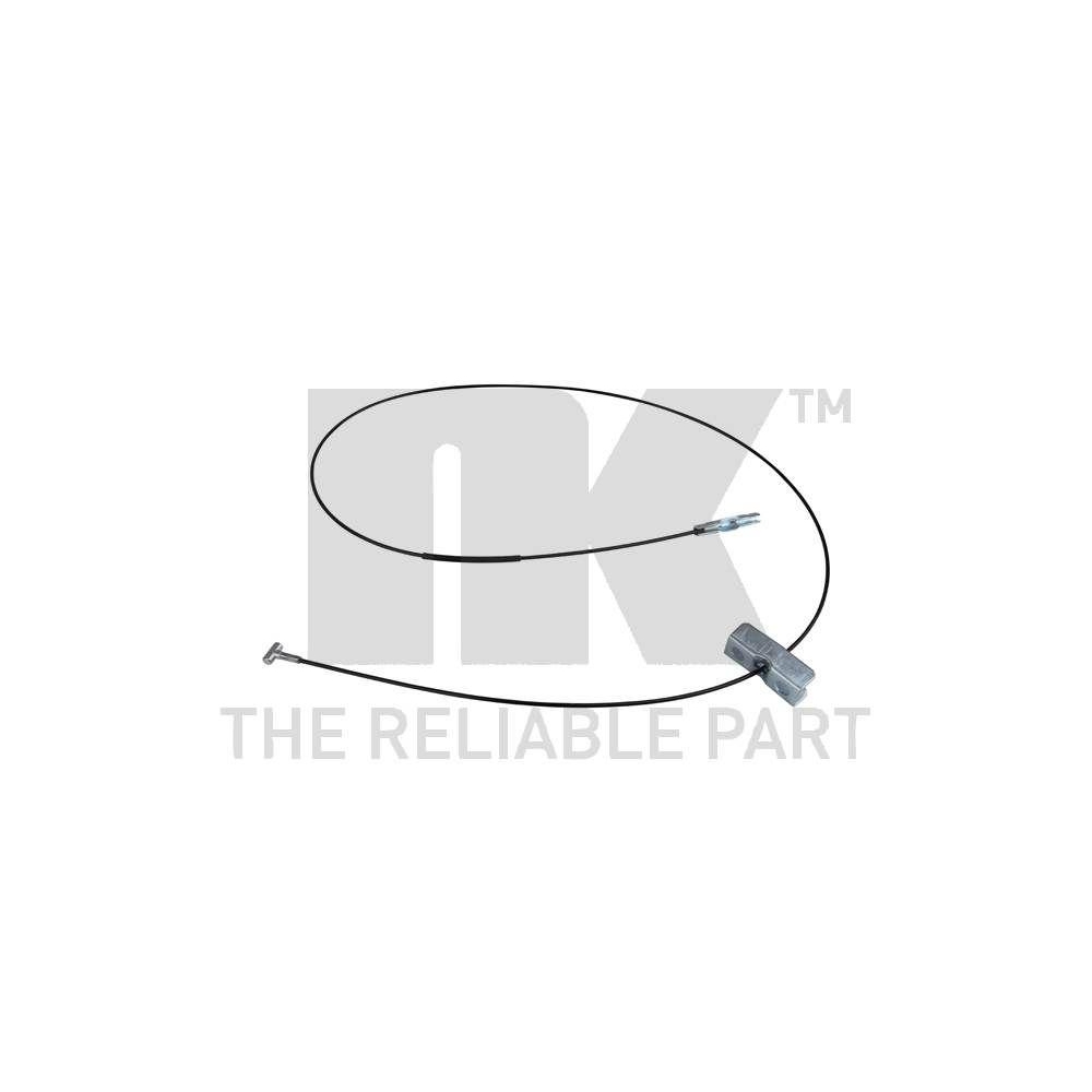 Seilzug, Feststellbremse NK 9036115 f&uuml;r NISSAN OPEL RENAULT VAUXHALL, mitte