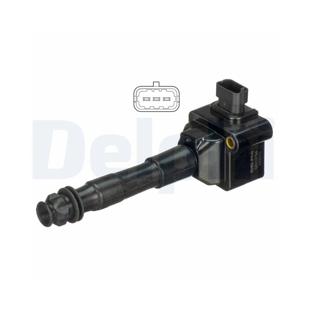 DELPHI GN10794-12B1 Z&uuml;ndspule f&uuml;r PORSCHE