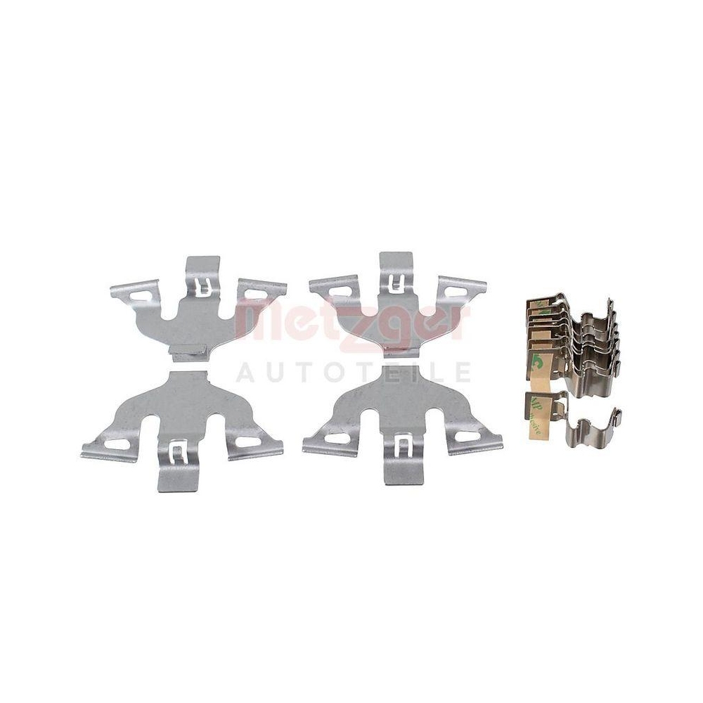 Zubeh&ouml;rsatz, Scheibenbremsbelag METZGER 109-0066 GREENPARTS f&uuml;r VAG, Vorderachse