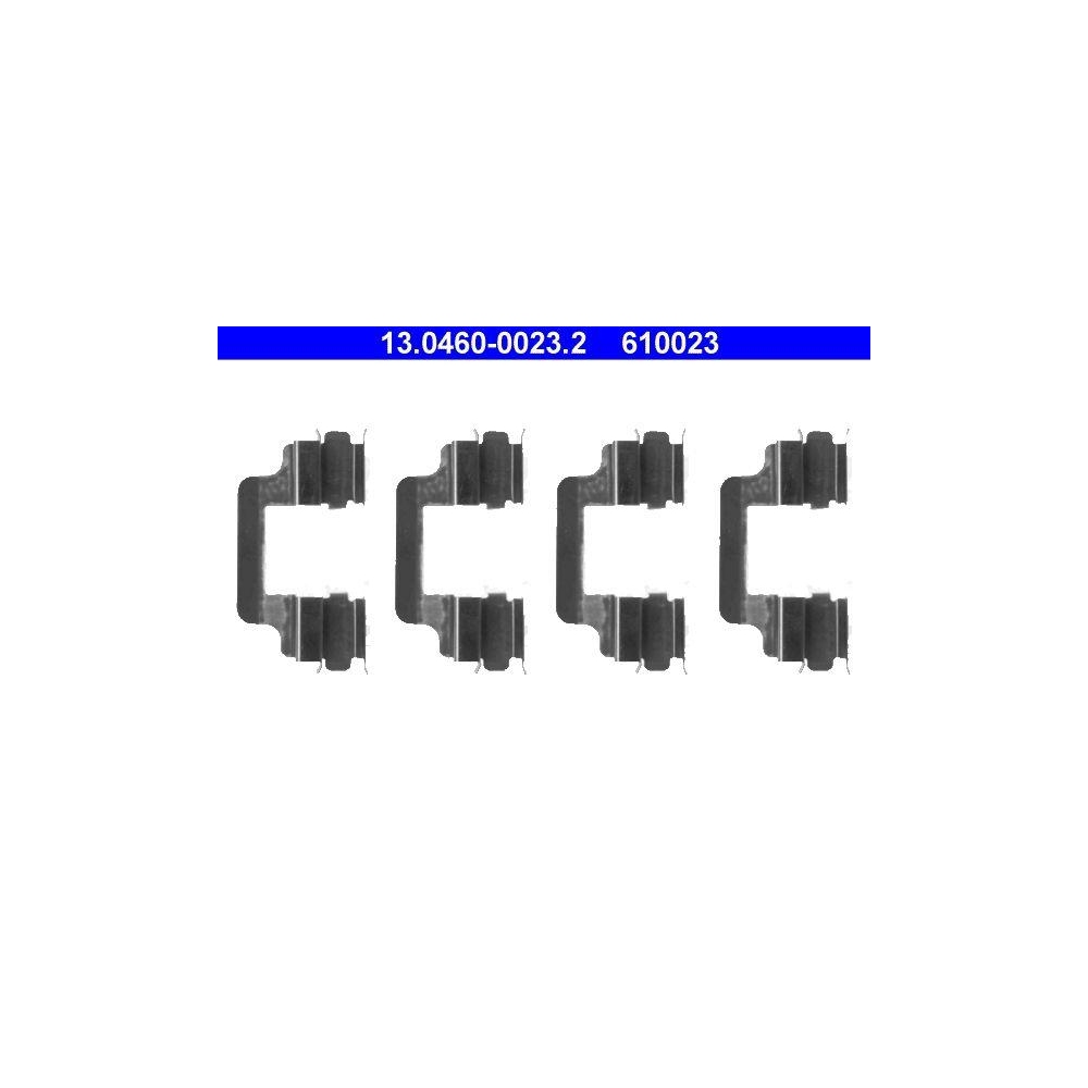 Zubeh&ouml;rsatz, Scheibenbremsbelag ATE 13.0460-0023.2 f&uuml;r VAG, Hinterachse