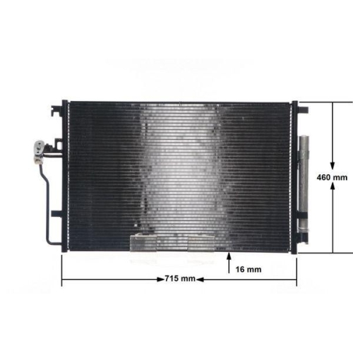 MAHLE AC 553 001S Kondensator, Klimaanlage BEHR f&uuml;r AUDI CHRYSLER DODGE VW CUPRA