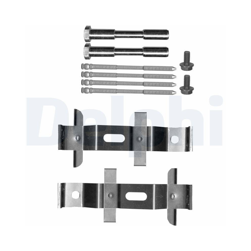 DELPHI LX0640 Zubeh&ouml;rsatz, Scheibenbremsbelag f&uuml;r LAND ROVER, Vorderachse