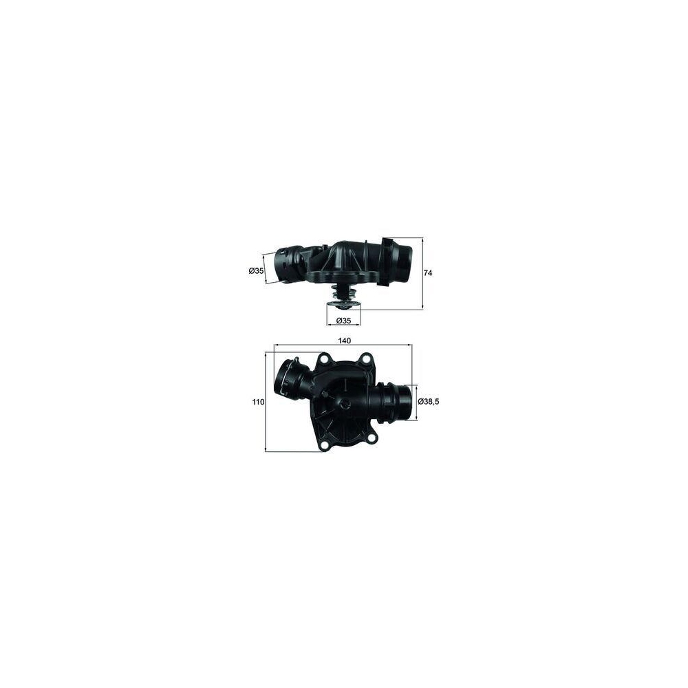 Thermostat, K&uuml;hlmittel MAHLE TI 233 88 BEHR f&uuml;r BMW GMC OPEL LAND ROVER