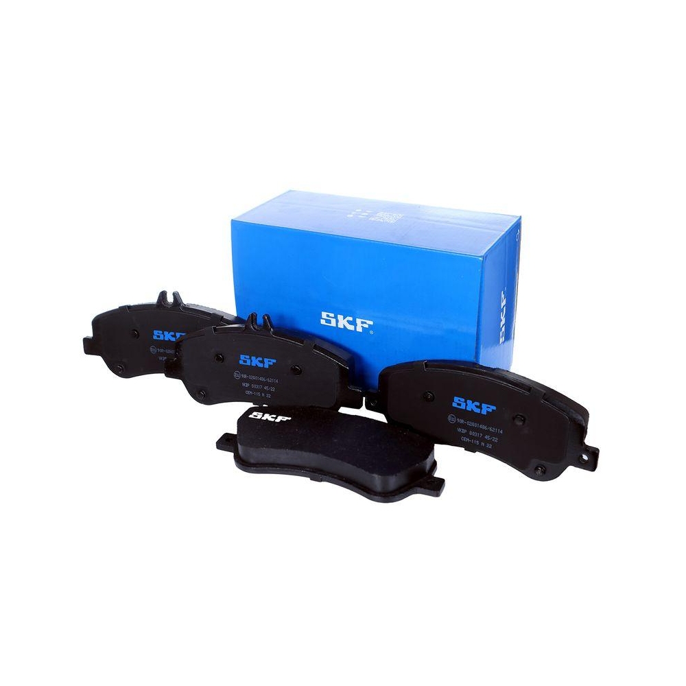 Bremsbelagsatz, Scheibenbremse SKF VKBP 80317 f&uuml;r MERCEDES-BENZ, Vorderachse