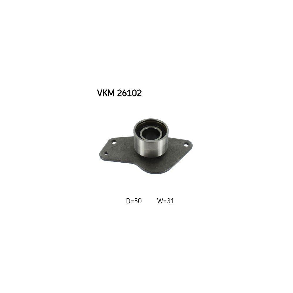 Umlenk-/F&uuml;hrungsrolle, Zahnriemen SKF VKM 26102 f&uuml;r RENAULT DACIA, rechts