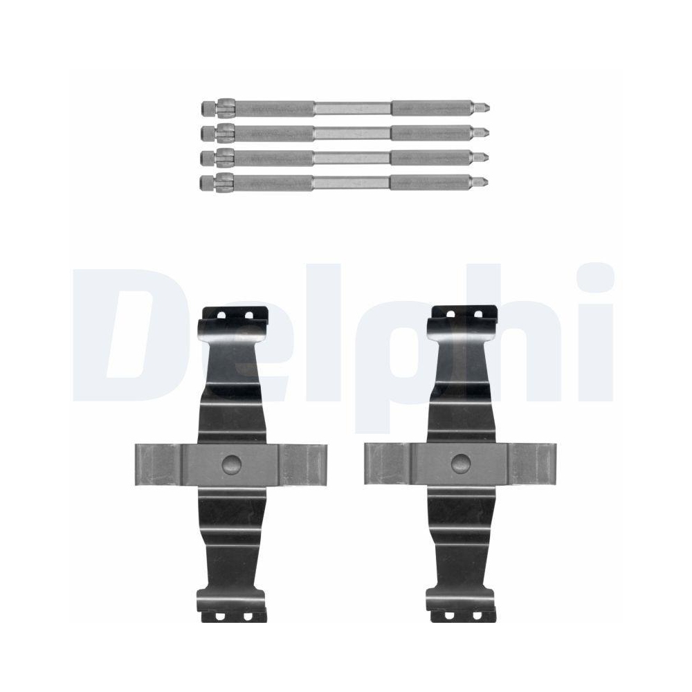 DELPHI LX0642 Zubeh&ouml;rsatz, Scheibenbremsbelag f&uuml;r, Vorderachse