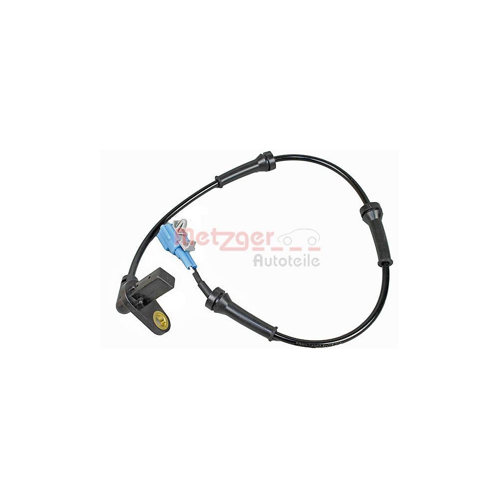Sensor, Raddrehzahl METZGER 09001091 f&uuml;r NISSAN, Hinterachse links