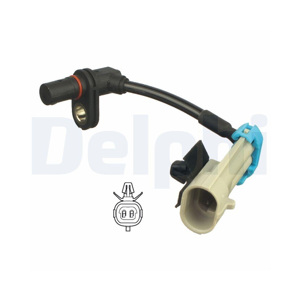 DELPHI SS20317 Sensor, Raddrehzahl f&uuml;r OPEL VAUXHALL CHEVROLET, Vorderachse
