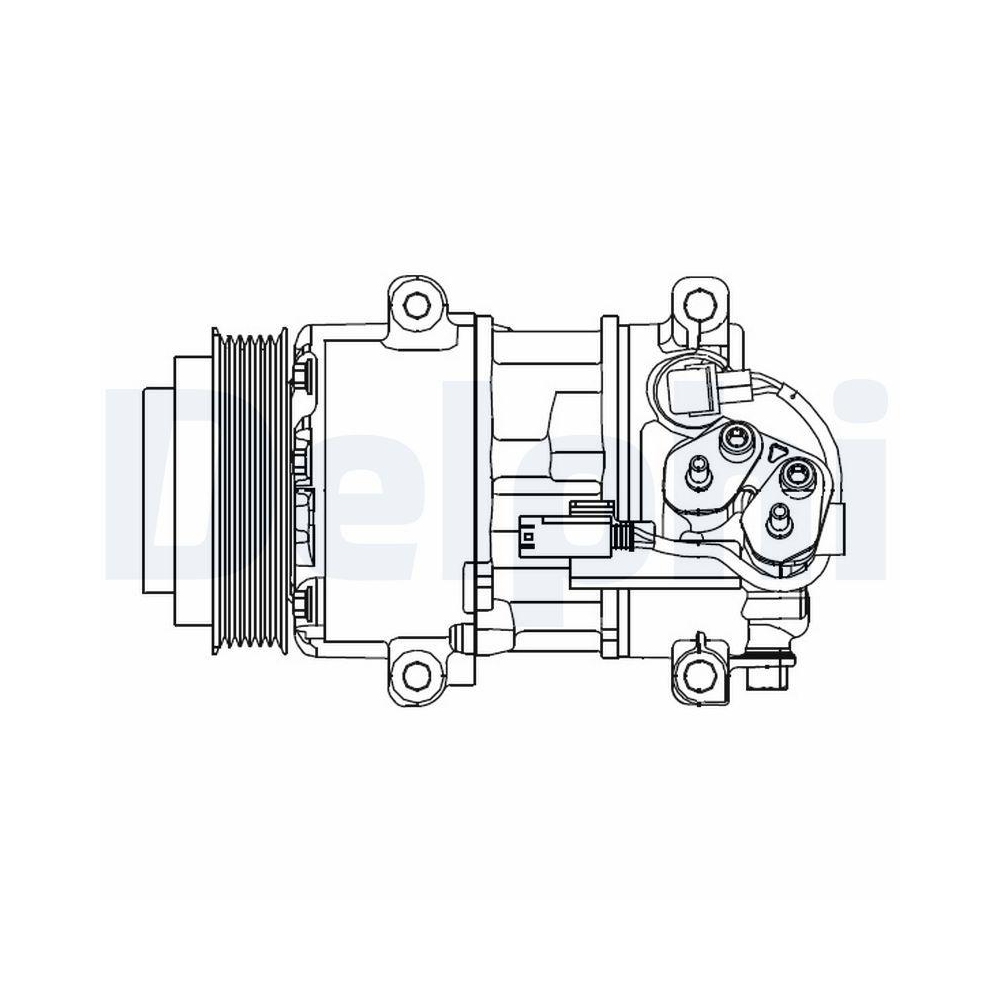 DELPHI CS20499 Kompressor, Klimaanlage f&uuml;r MERCEDES-BENZ