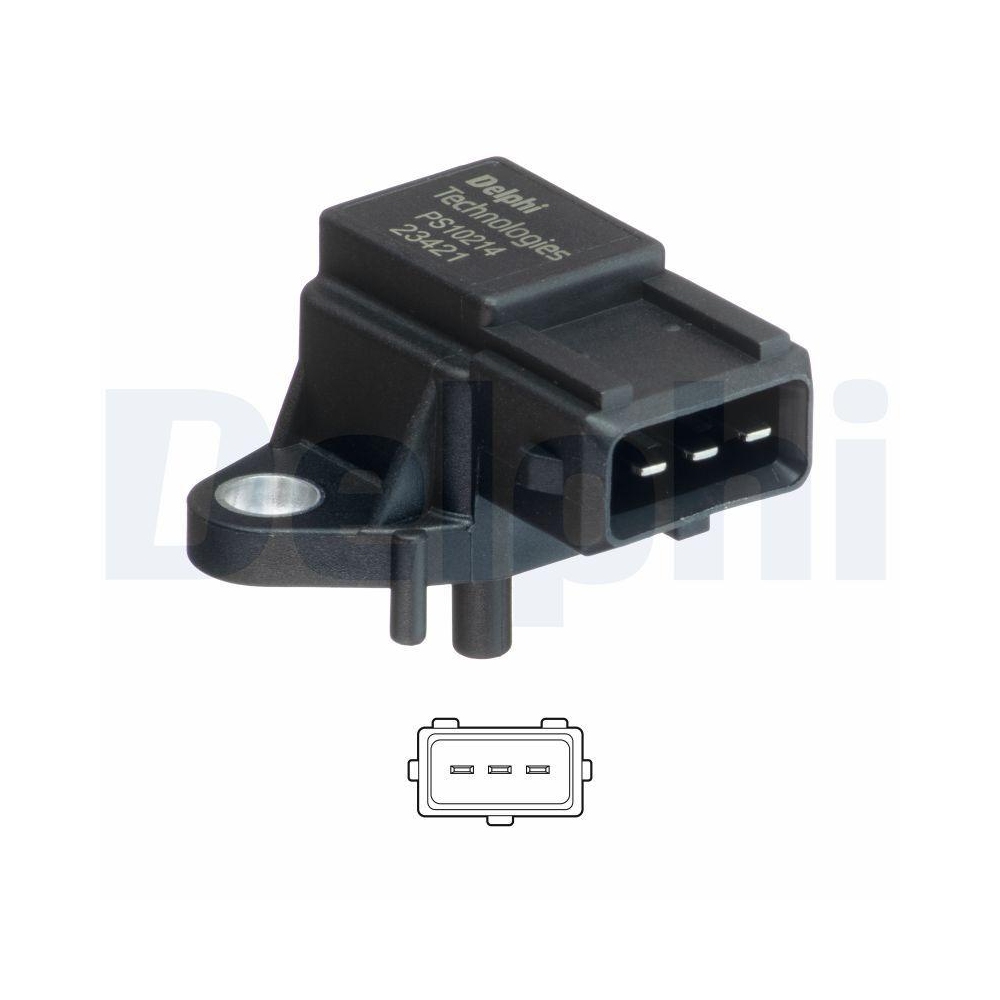 DELPHI PS10214 Sensor, Ladedruck f&uuml;r MERCEDES-BENZ