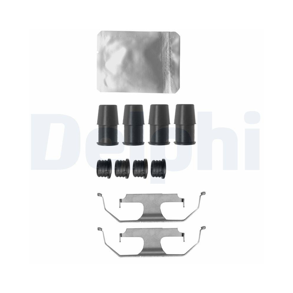 DELPHI LX0643 Zubeh&ouml;rsatz, Scheibenbremsbelag f&uuml;r BMW, Hinterachse