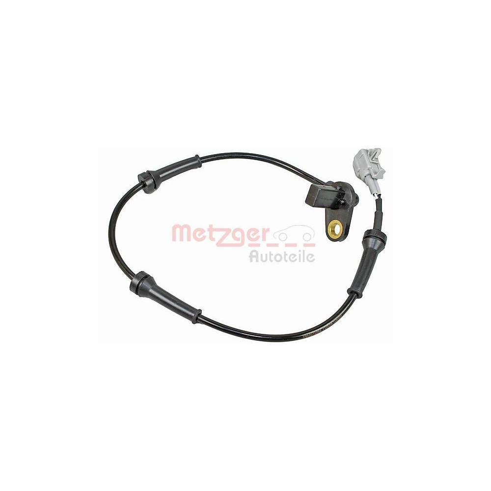 Sensor, Raddrehzahl METZGER 09001092 f&uuml;r NISSAN, Hinterachse rechts
