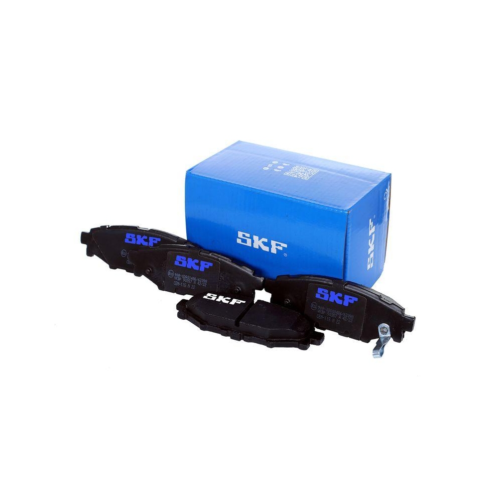 Bremsbelagsatz, Scheibenbremse SKF VKBP 90357 A f&uuml;r SUBARU TOYOTA, Hinterachse