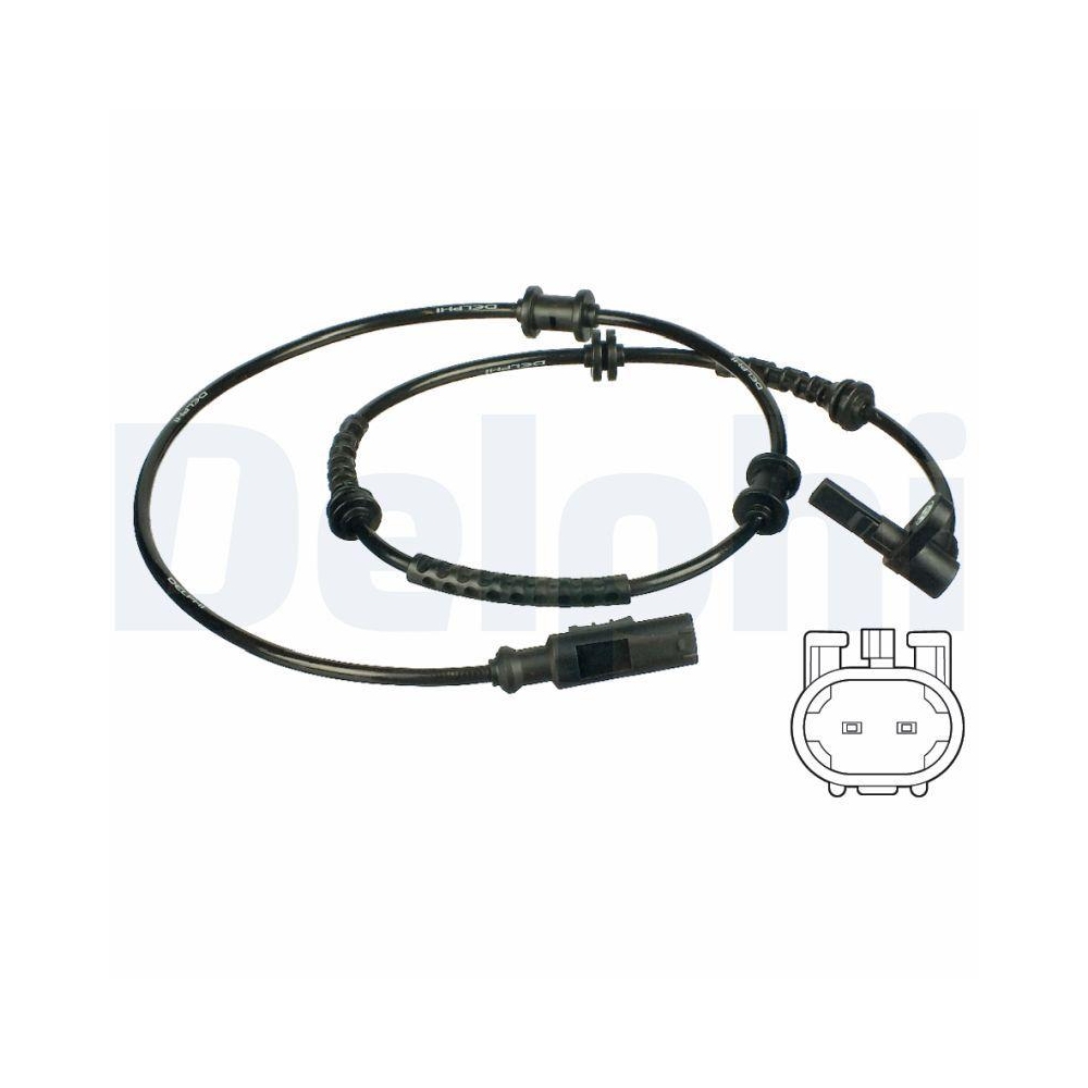 DELPHI SS20319 Sensor, Raddrehzahl f&uuml;r FIAT, Vorderachse