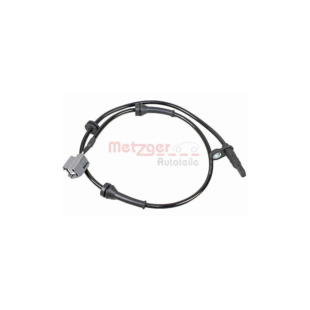 Sensor, Raddrehzahl METZGER 09001093 für NISSAN RENAULT, Vorderachse links