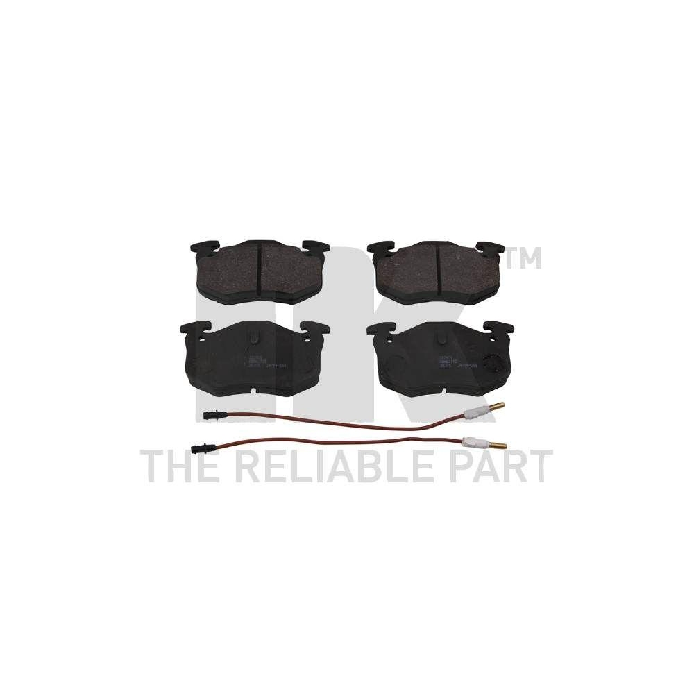 Bremsbelagsatz, Scheibenbremse NK 223930 f&uuml;r RENAULT, Hinterachse