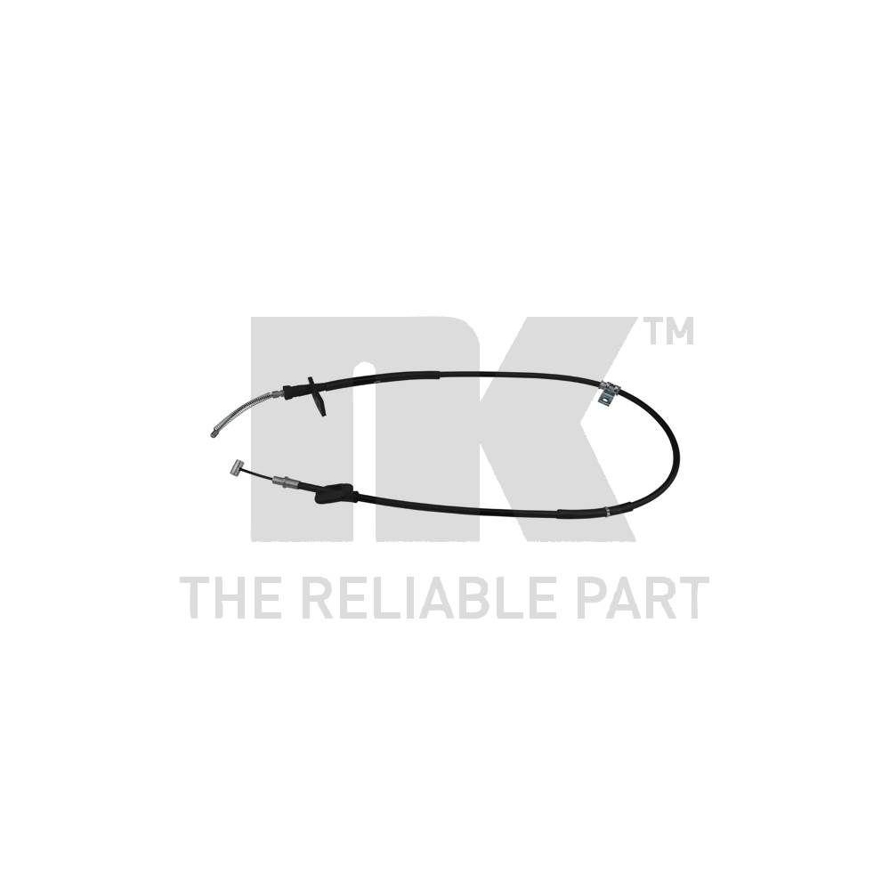 Seilzug, Feststellbremse NK 9036128 f&uuml;r OPEL VAUXHALL, rechts