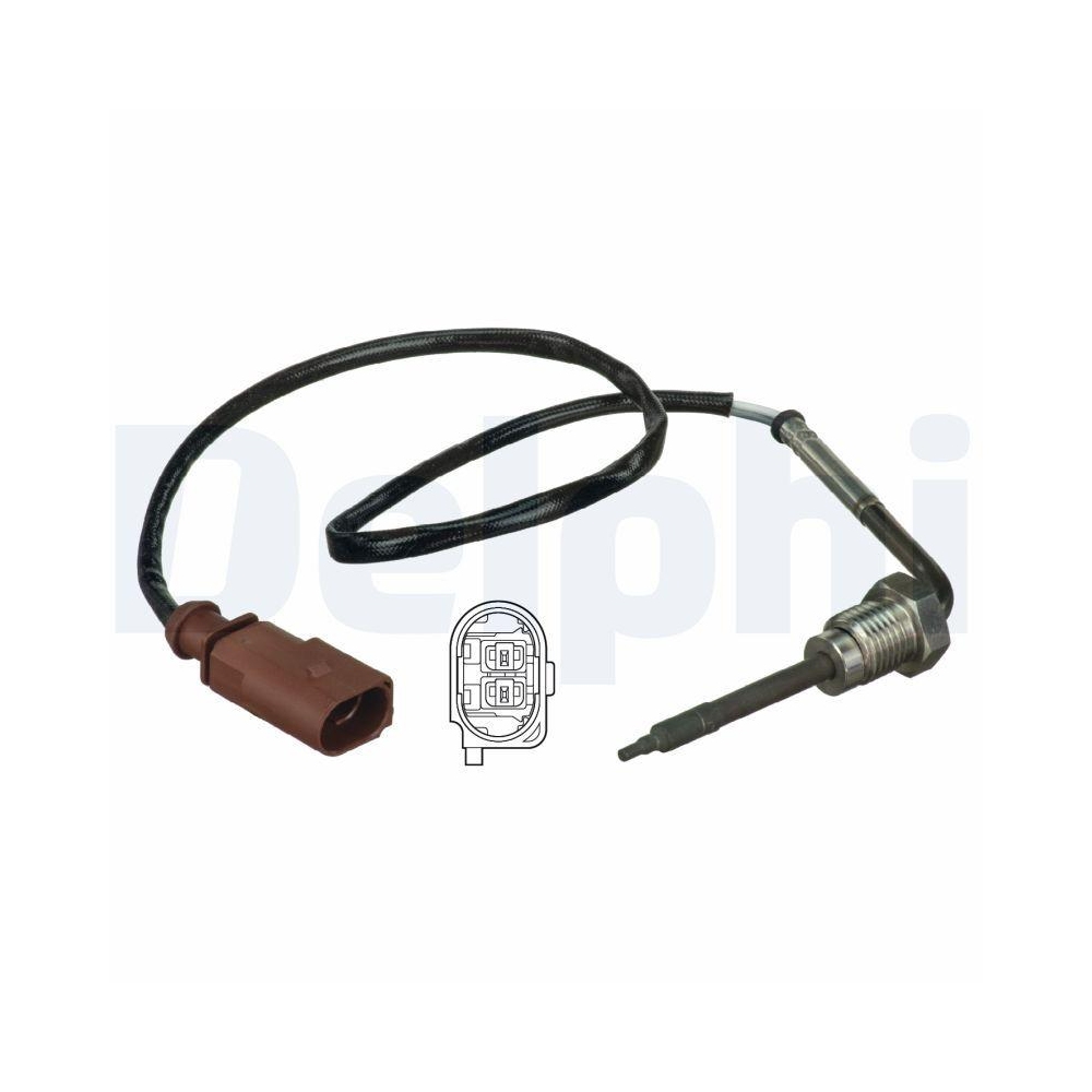 DELPHI TS30088 Sensor, Abgastemperatur f&uuml;r AUDI SEAT SKODA VW VAG HITACHI