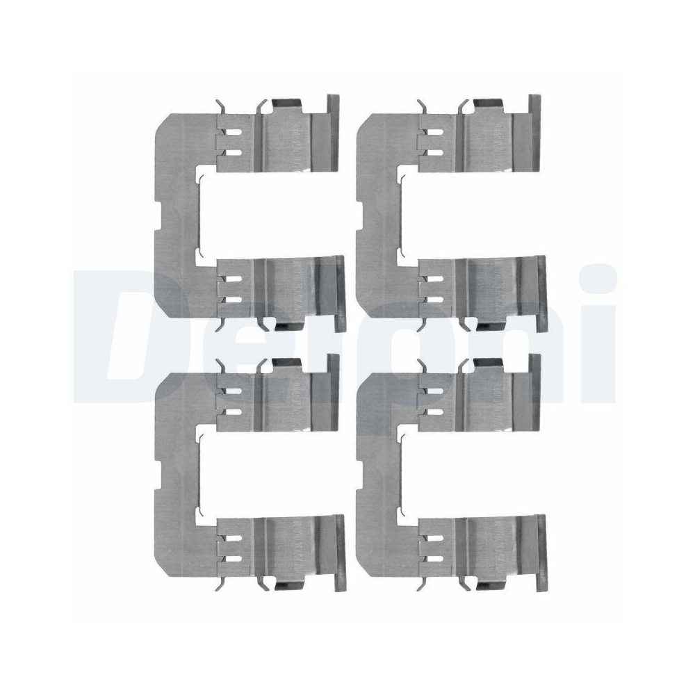 DELPHI LX0647 Zubeh&ouml;rsatz, Scheibenbremsbelag f&uuml;r, Hinterachse