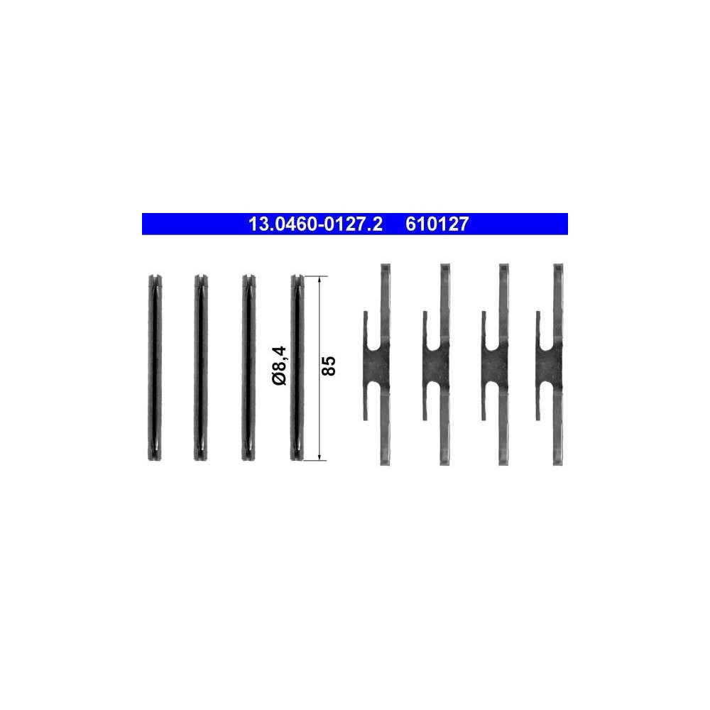 Zubeh&ouml;rsatz, Scheibenbremsbelag ATE 13.0460-0127.2 f&uuml;r OPEL VAUXHALL