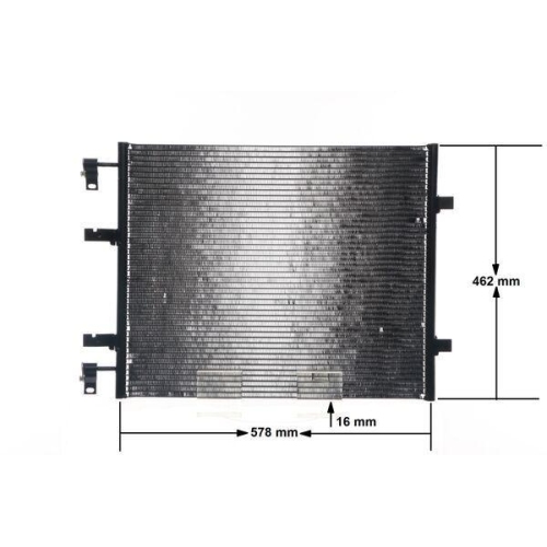 MAHLE AC 708 000S Kondensator, Klimaanlage BEHR f&uuml;r NISSAN OPEL RENAULT VAUXHALL